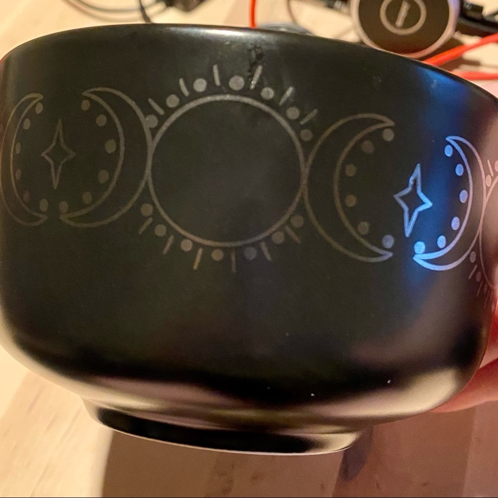 Holiday Home Halloween witchy triple goddess bowl